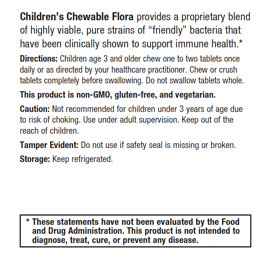 Children's Chewable Flora